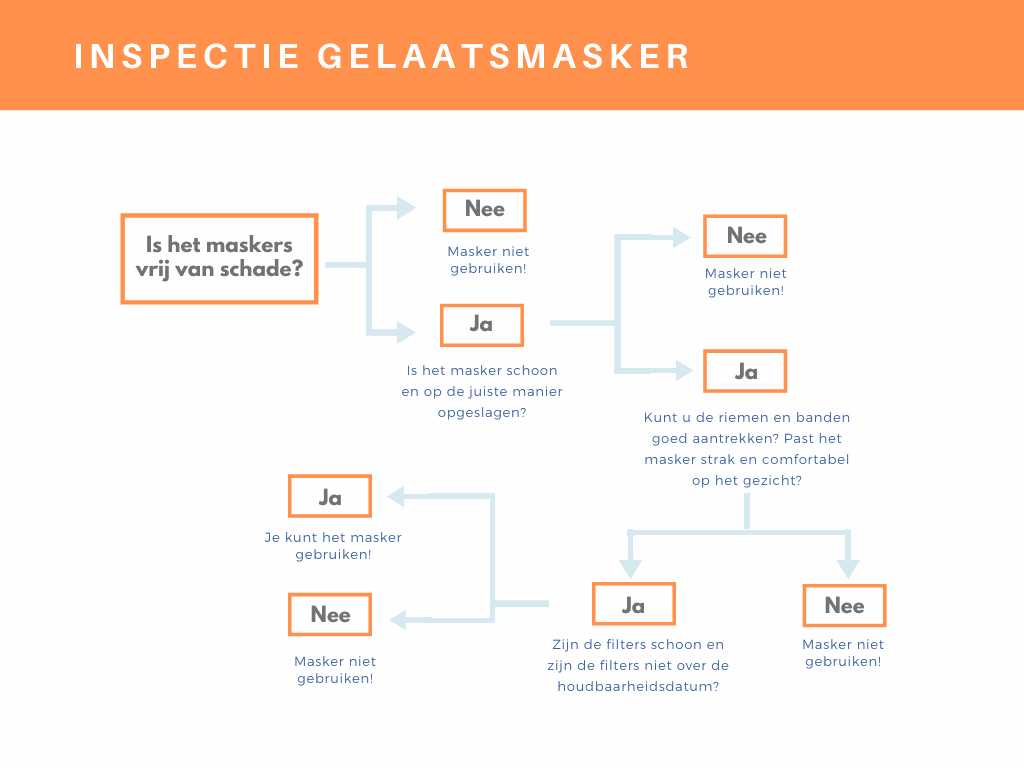 gelaatsmasker inspectie