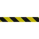 Afzetlint Geel-Zwart | 100 m x 80 mm.webp