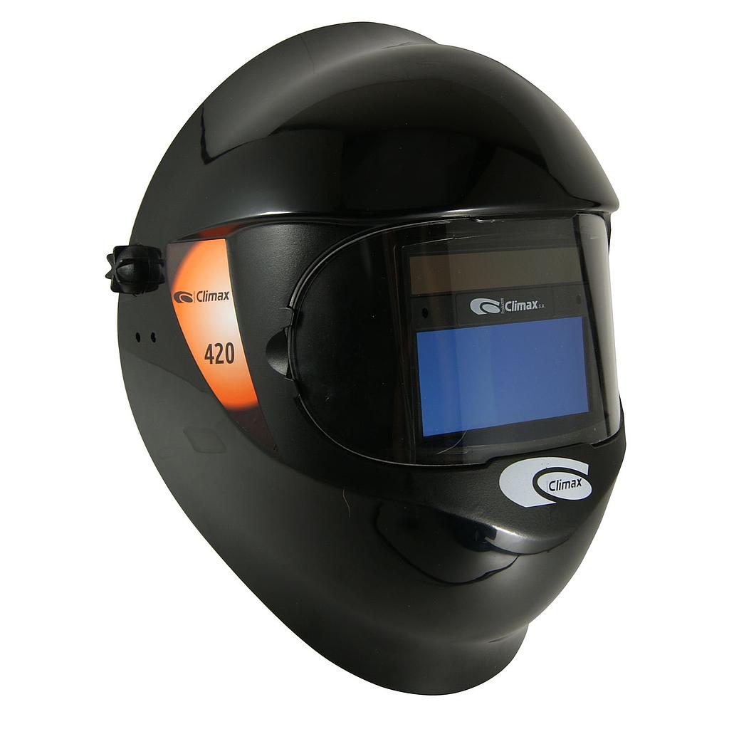 Climax Lashelm 420 | Zwart | Automatisch scherm