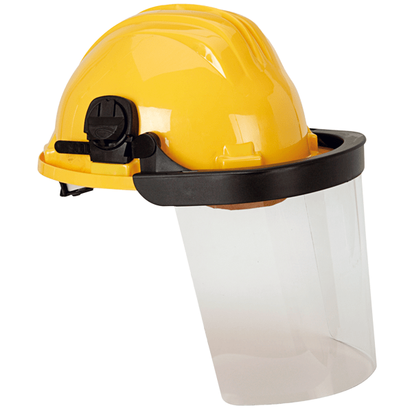Climax Veiligheidshelm 436 | Geel | Draaiknop | Incl. Transparant Vizier