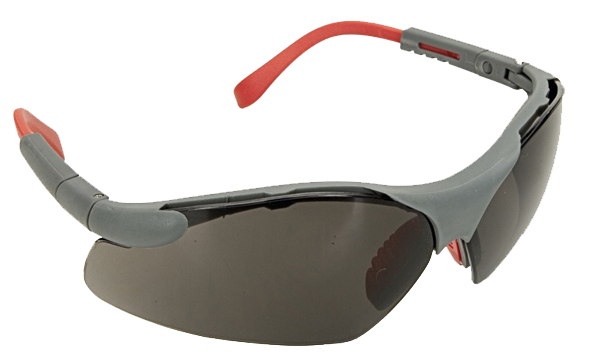 Climax Veilgheidsbril 597-G | Donker | Verstelbaar frame