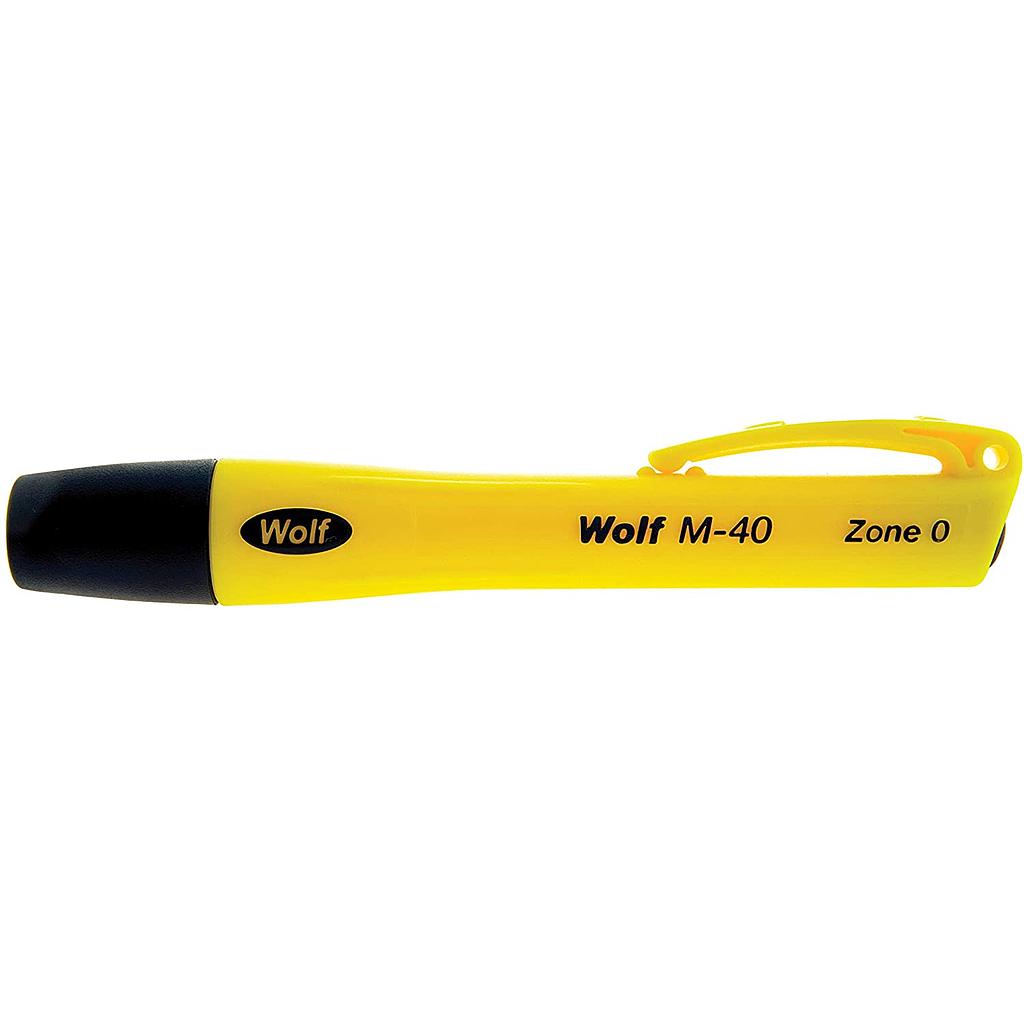 Wolf mini Zaklamp M-40 | ATEX zone 0, 1 en 2 | Incl. batterijen