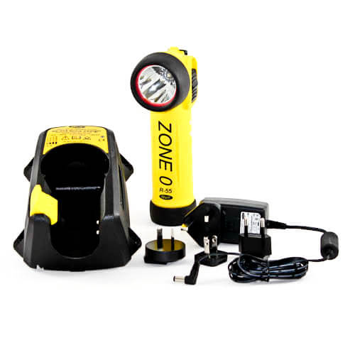Wolf oplaadbare Zaklamp R-55H | ATEX zone 0, 1 en 2 | Incl. oplader
