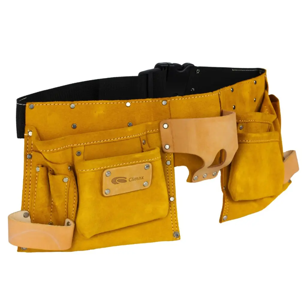 Climax dubbele Gereedschapsgordel | Splitleder
