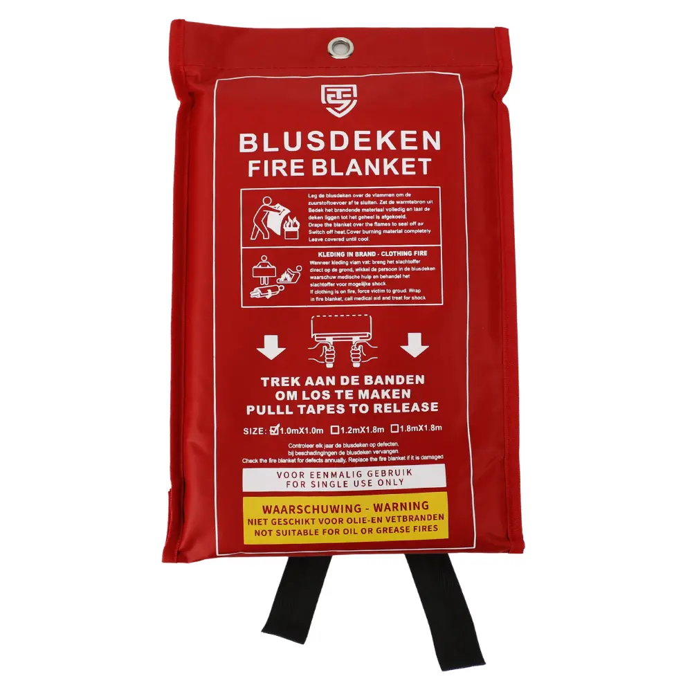 Technosafety Blusdeken | 100 x 100 cm | Soft bag