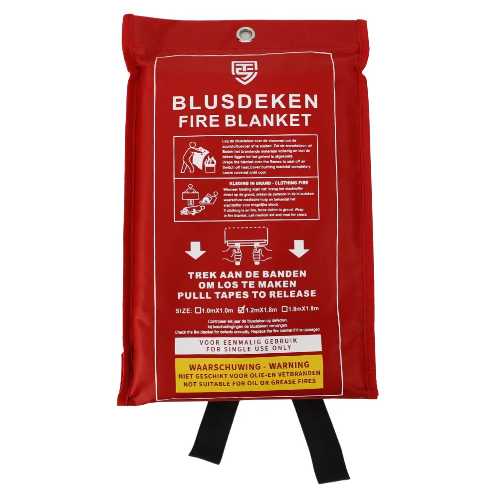 Technosafety Blusdeken | 180 x 120 cm | Soft bag
