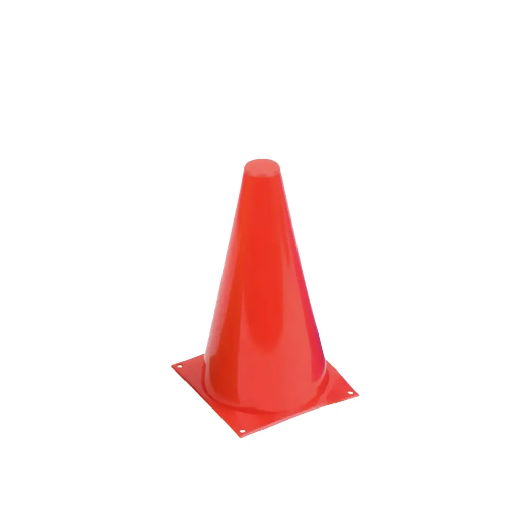 Pion Rood | 23 cm | Kunststof