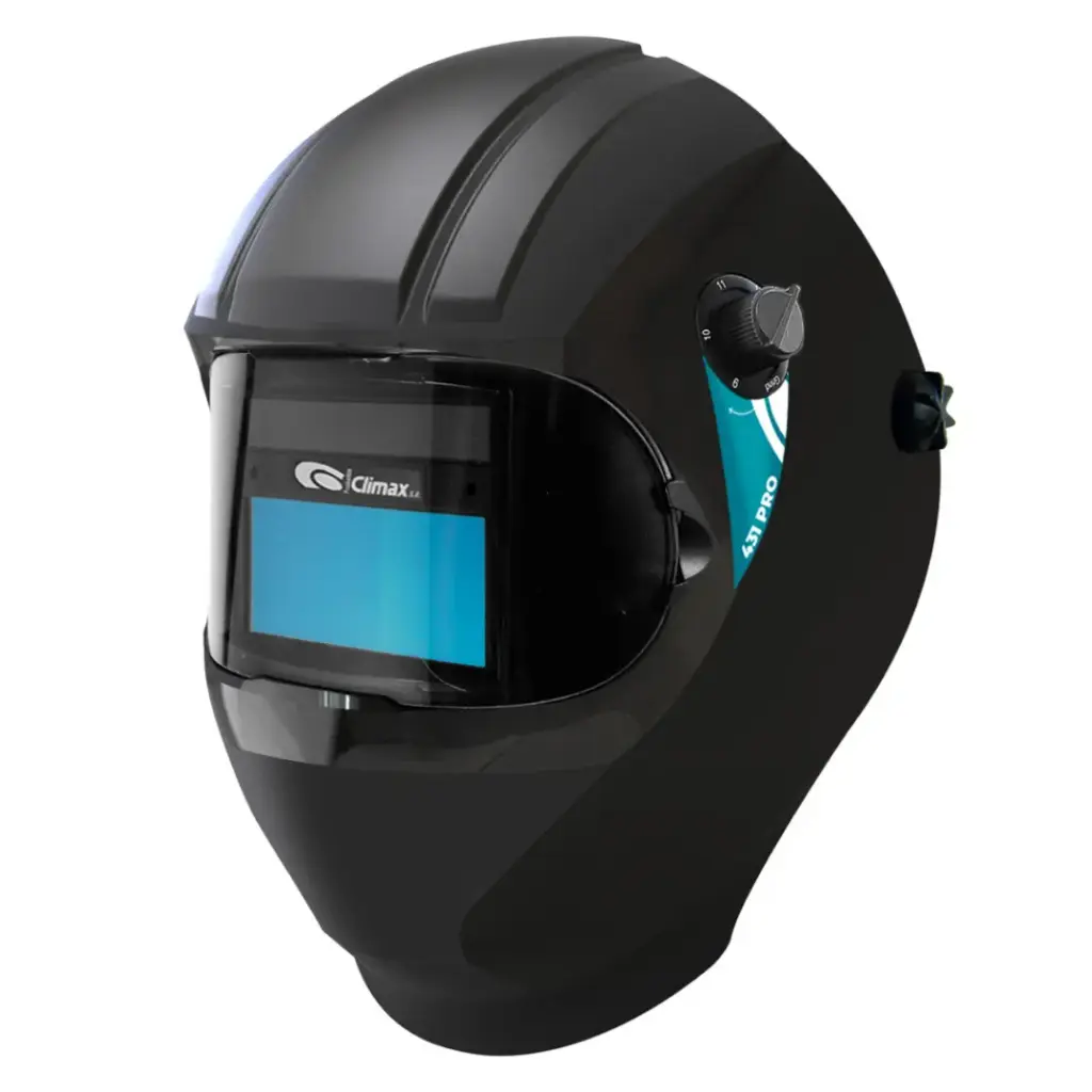 Climax Lashelm 431 Pro | Zwart | Automatisch scherm