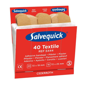 [302022100] Salvequick navulling 6444 | Katoen | 6 navullingen