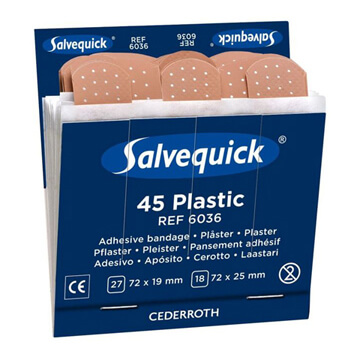 [302022099] Salvequick navulling 6036 | Plastic | 6 navullingen