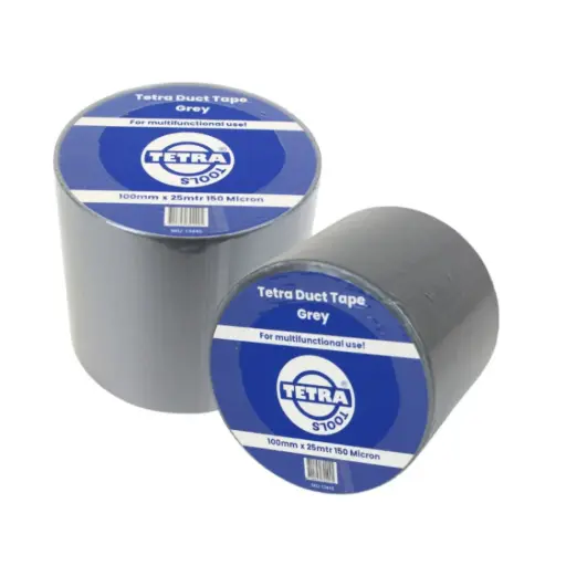 [102022117] TETRA Duct Tape | 100 mm x 25 m | Grijs